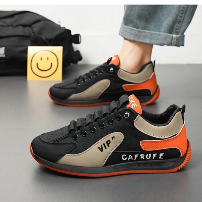 2025 spring new mens breathable casual sports shoes trendy allmatch nonslip running shoes with thick sole