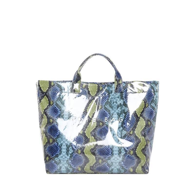 2025 New Women's PU Handbag Fashion Designer Handbag Large Capacity Uphandle Bag Serpentine Commuter Bag Waterproof Unique Hobo Bag