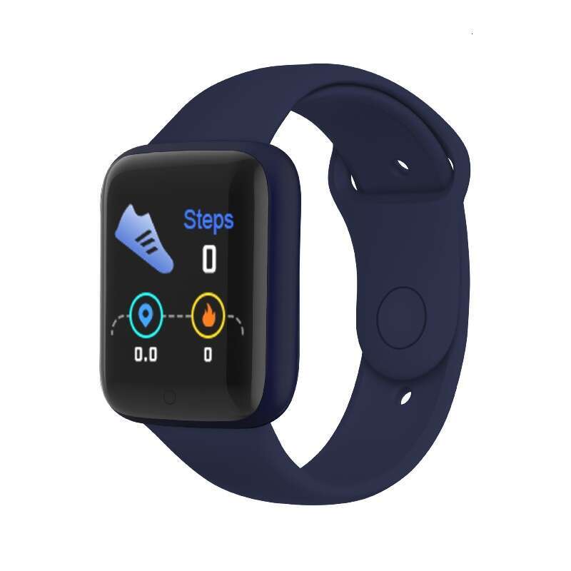 Y68 Heart Rate Blood Pressure D20 Smart Watch Macaron Health Reminder Step Counter Bracelet
