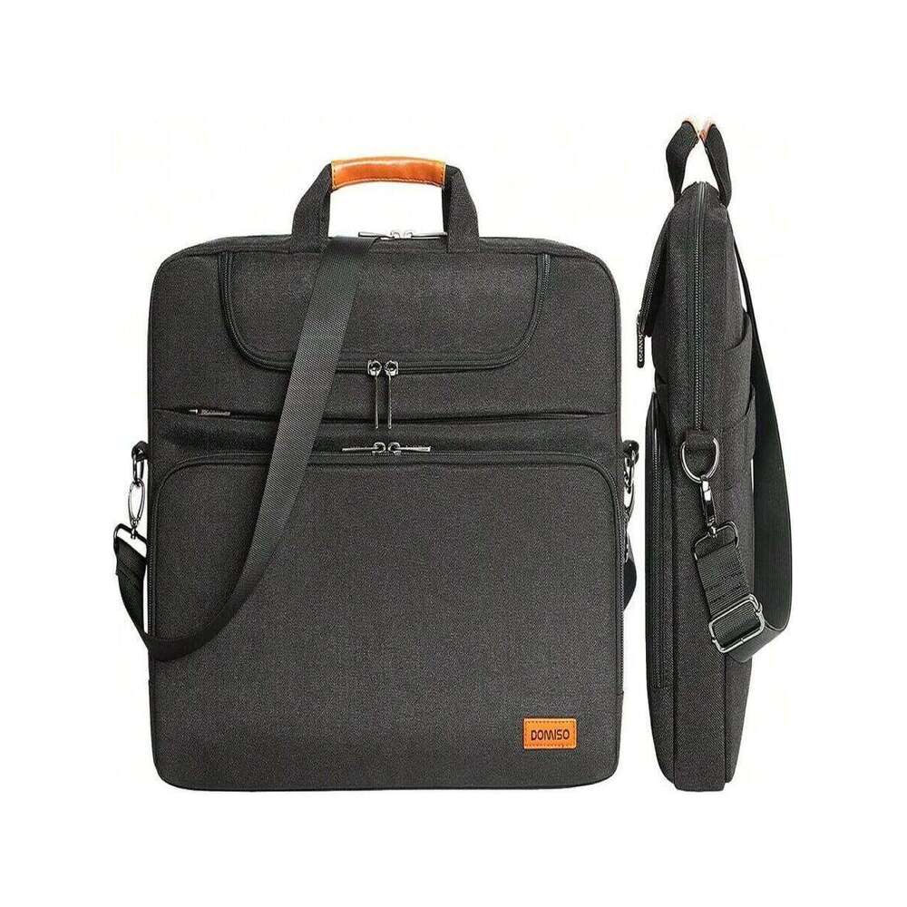 17 Inculti-Functional Laptop Sleeve Business Briefcase Waterproof Messenger Shoulder Bag Compatible With 17"-17.3" Notebooks///HP/MSI/ASUS, 