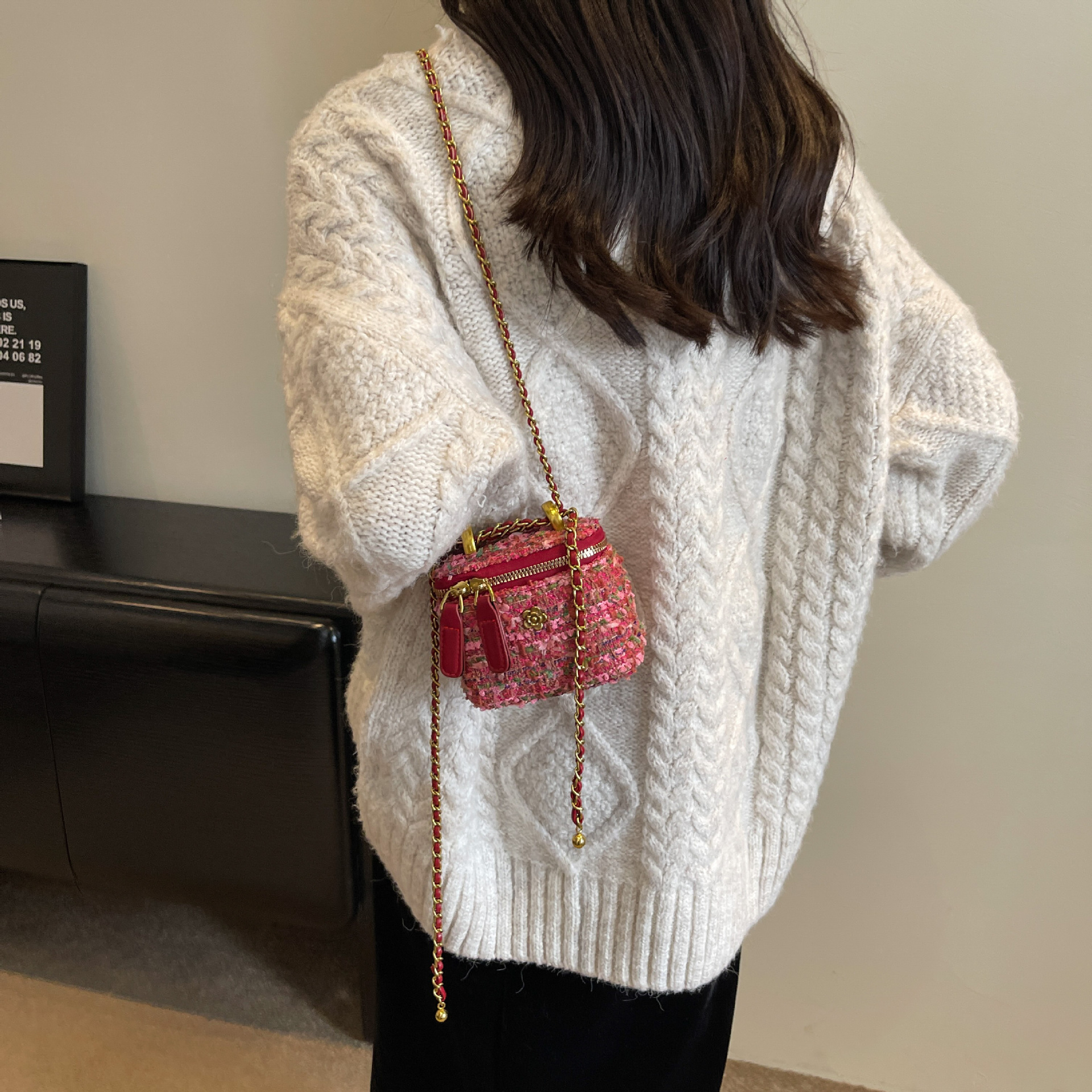 Designer bag hot free shipping Chain bag new small square bag cross body bag mini box bag for woman