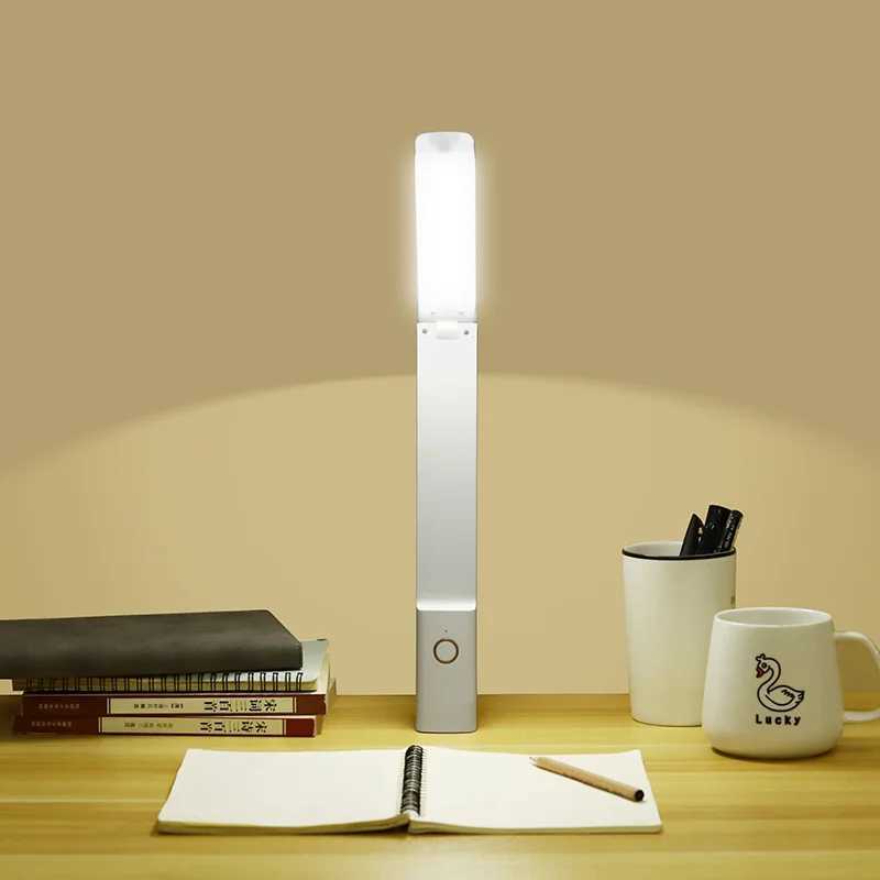 Foldable Led Desk Lamp Touch Dimmable For Smart Home Bedroom Night Light Student Reading USB Rechargeable Eye Protection Light C250918