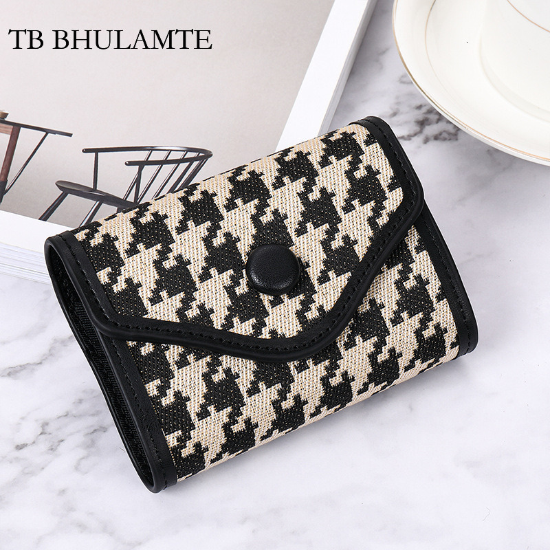 TB BHULAMTE European And American Retro Designer New Wallet For Women's Luxury Multi Slot Large Capacity Anti Demagnetization Credit Card Cover S