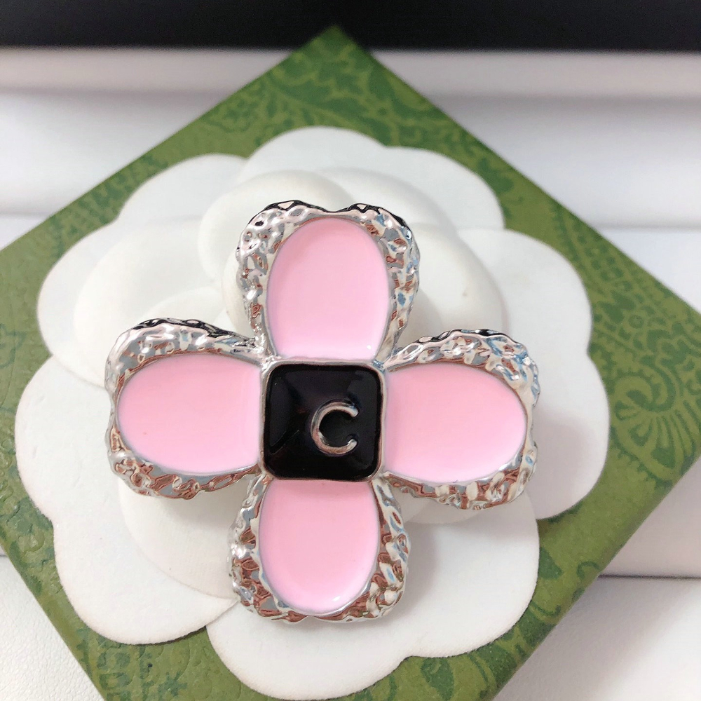 Luxury Women Men Brooches Designer Jewelry Brand Letter Gold Plated Inlay Flower Brooch Pin Party Gift Accessories