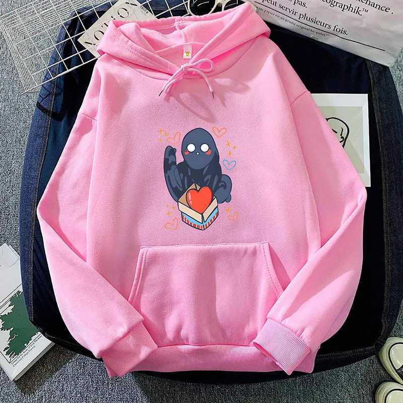 Autumn Women Hoodie Harajuku Pullover Kawaii Casual Hoodies Tops ONeck Cartoon Print Hooded Sweatshirts Long Sleeve ClothingZ250918