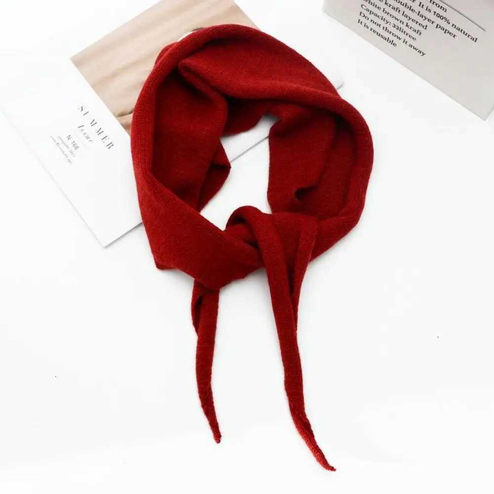New Korean Style Wool Triangar Scarf Winter Wen Warm Knitted Scarf Mtifunctional Clothing Decoration scarf Shl Y250918