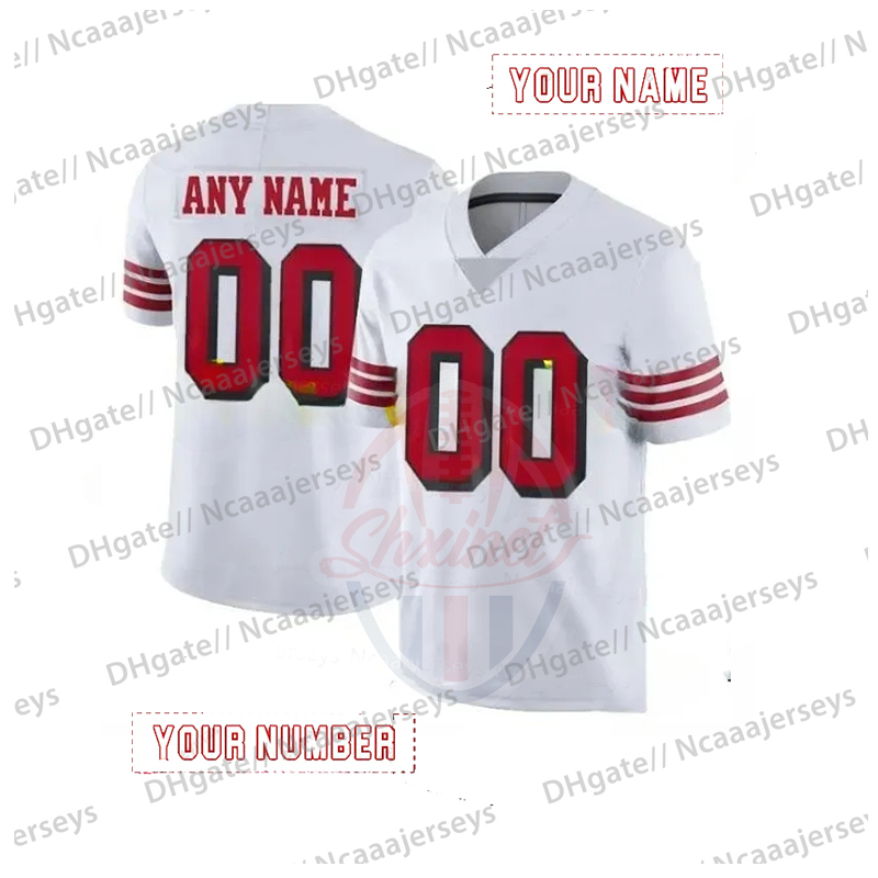 Personalized Custom Football 2025 Rivalries Jersey Christian McCaffrey Brock Purdy Deebo Samuel Trey Lance Nick Bosa George Kittle Fred Warner Jerry R