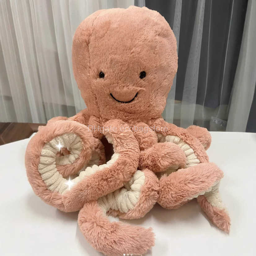Movies & TV Plush toy jcjellycat High Version 11 Fun Odell Large 49cm Octopus Plush Toy Ocean Stuffed Animal