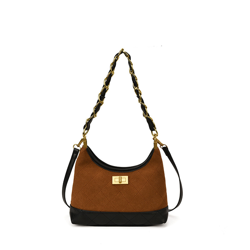 Hot Free shipping designer bags for womens Shoulder bags brown black red yellow Autumn new high-end western-style simple shoulder crossbody bag