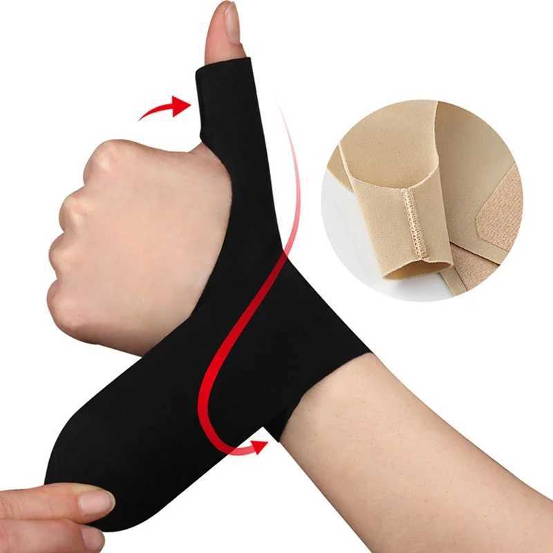 1PC Thumb Sleeves Wrist Support Breathable Elastic Wrist Brace Soft Thumb Compression Sleeve Wrap Gym Fitness Training Wristband J251211