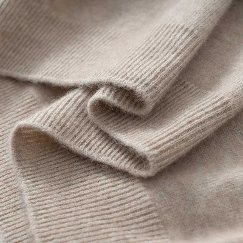 Classic Seamless Men Knitted Cashmere Wool Pullover Leisure Business Sweater Round Neck Ribbed Cuffs High quality SoftWarm TopsZ250918