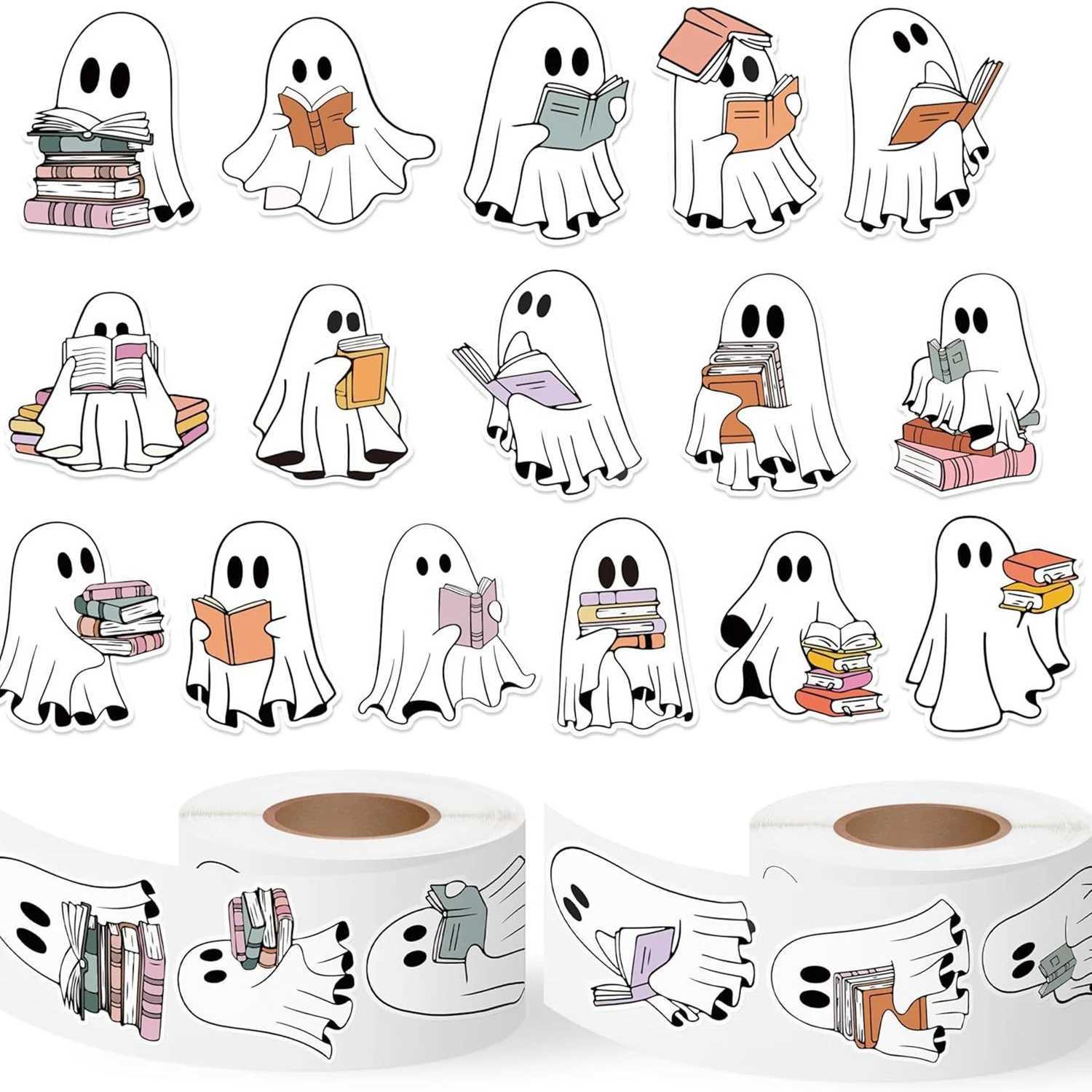 100500pcs Halloween Stickers Party Halloween Gift Wrapping Label Scrapbook Cartoon Stationery Stickers C250918