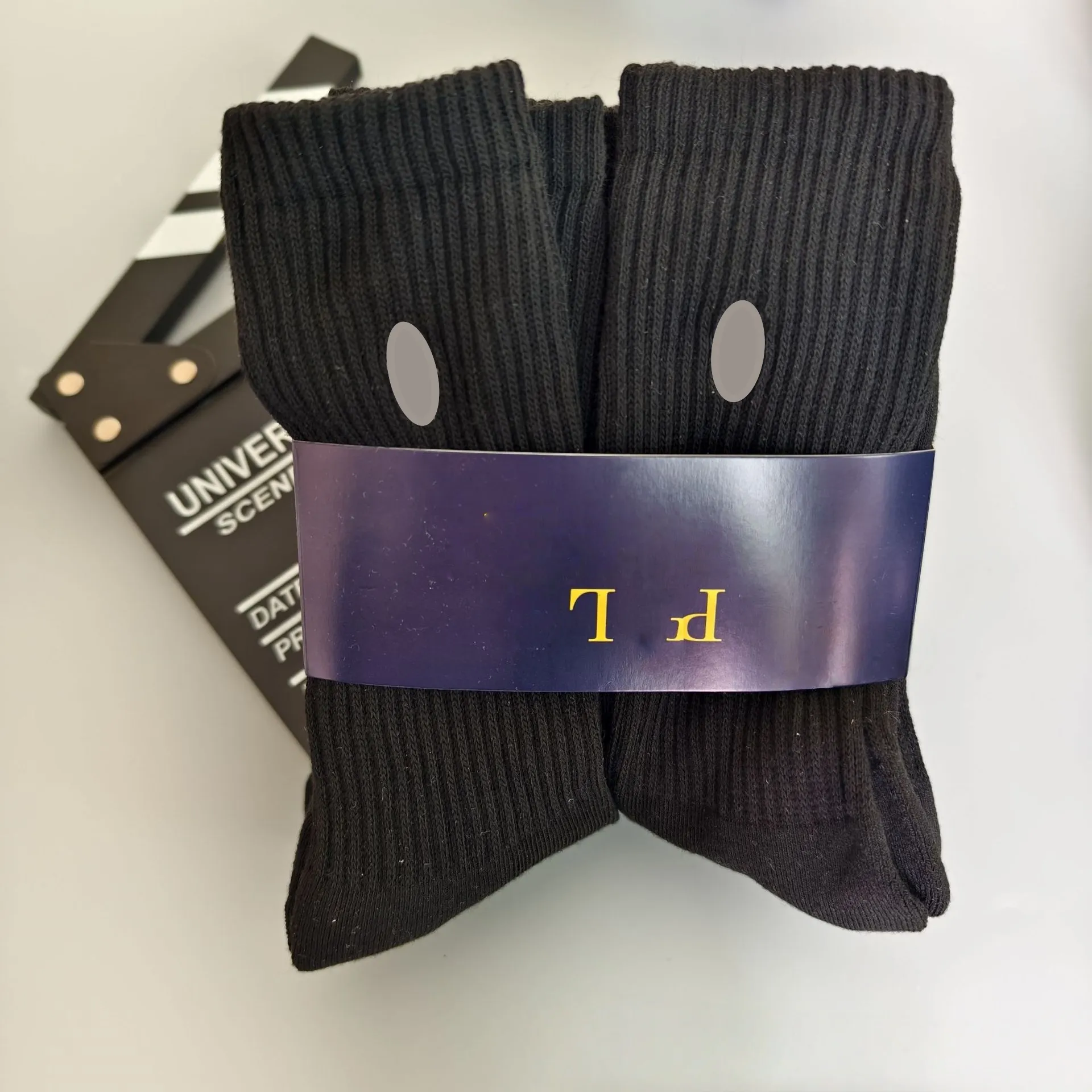 Designer Pony Sock 6 Pairs Classic Pony Embroidery Low Medium High Solid Color Breathable Cotton Socks Soft Basketball Football Sports Socks