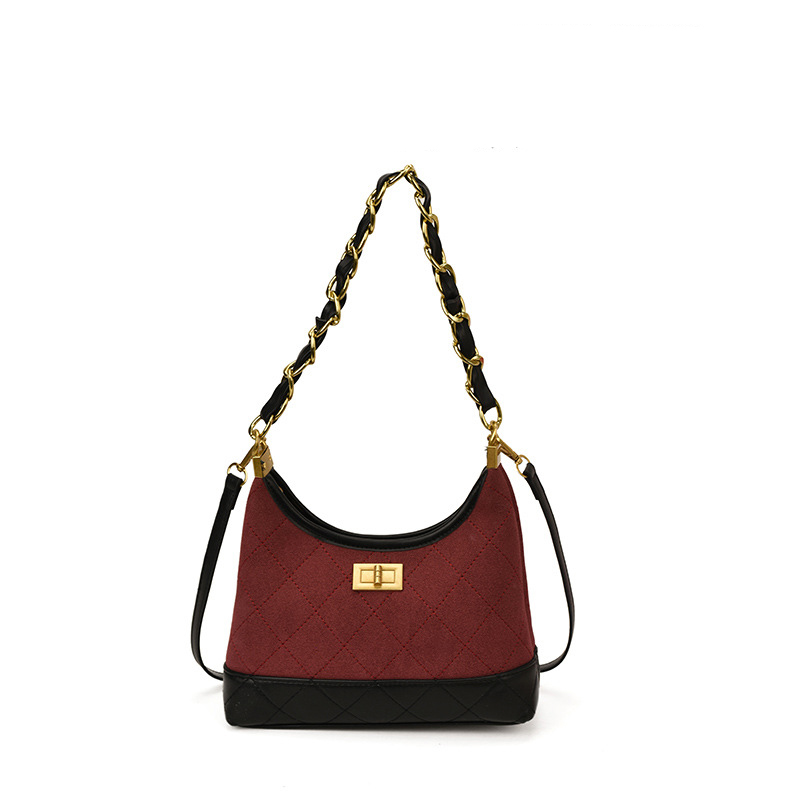 Hot Free shipping designer bags for womens Shoulder bags brown black red yellow Autumn new high-end western-style simple shoulder crossbody bag