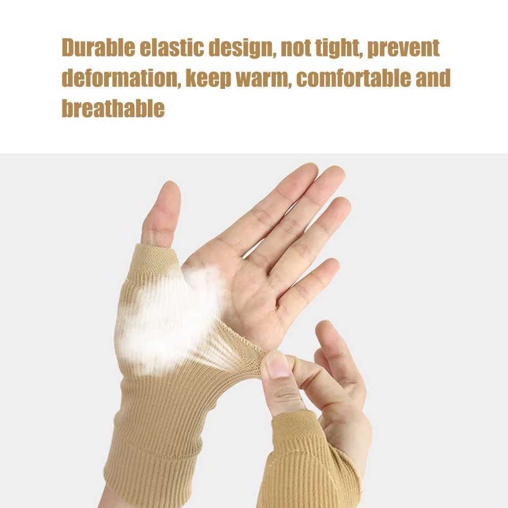 1Pair Sports wristbands With Thumb SplintCrossfit Wrist Sweatband Protector HandsWrist Brace For Carpal TunnelGym Accessories J251211