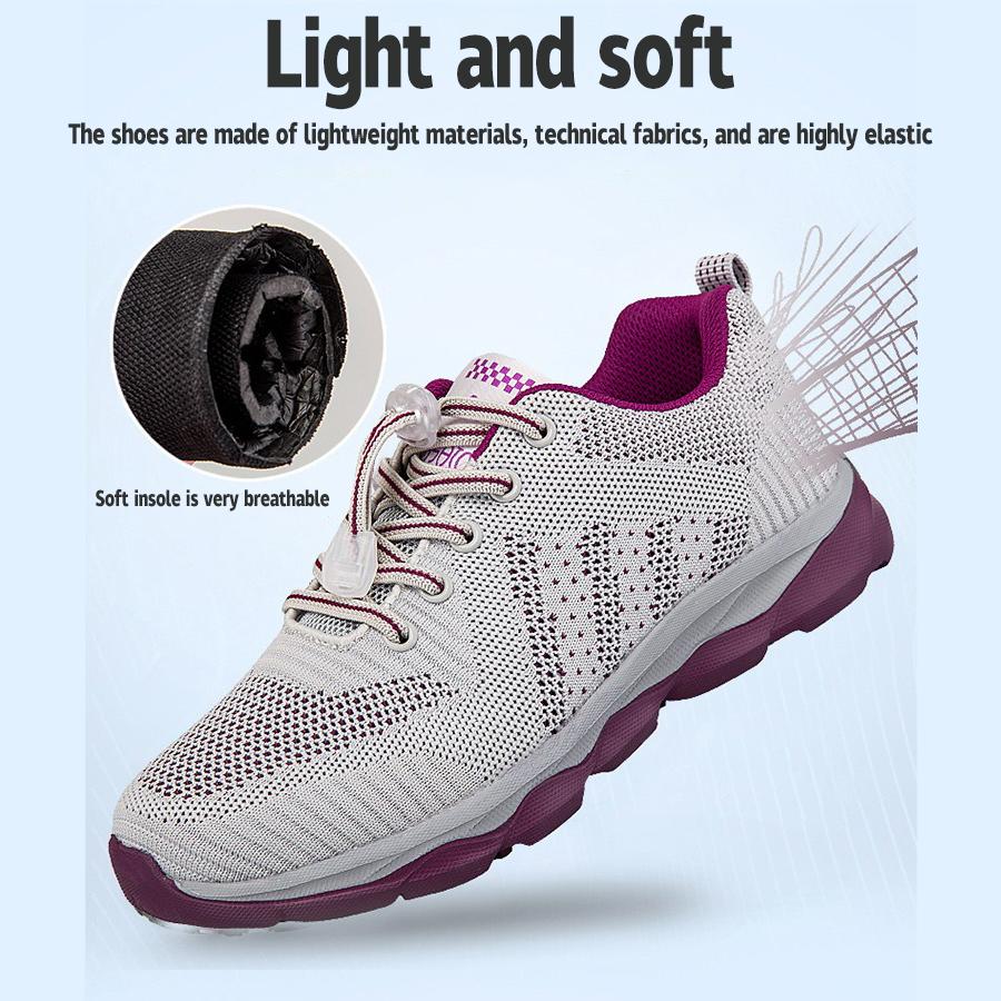 casual old peoples shoes spring and autumn nonslip softsoled middleaged and elderly walking shoes mesh breathable shoes