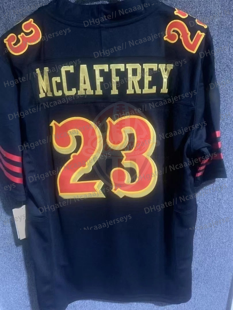 Custom Football 2025 Rivalries Jersey Brock Purdy George Kittle Fred Warner McCaffrey Mac Jones Deommodore Lenoir 666