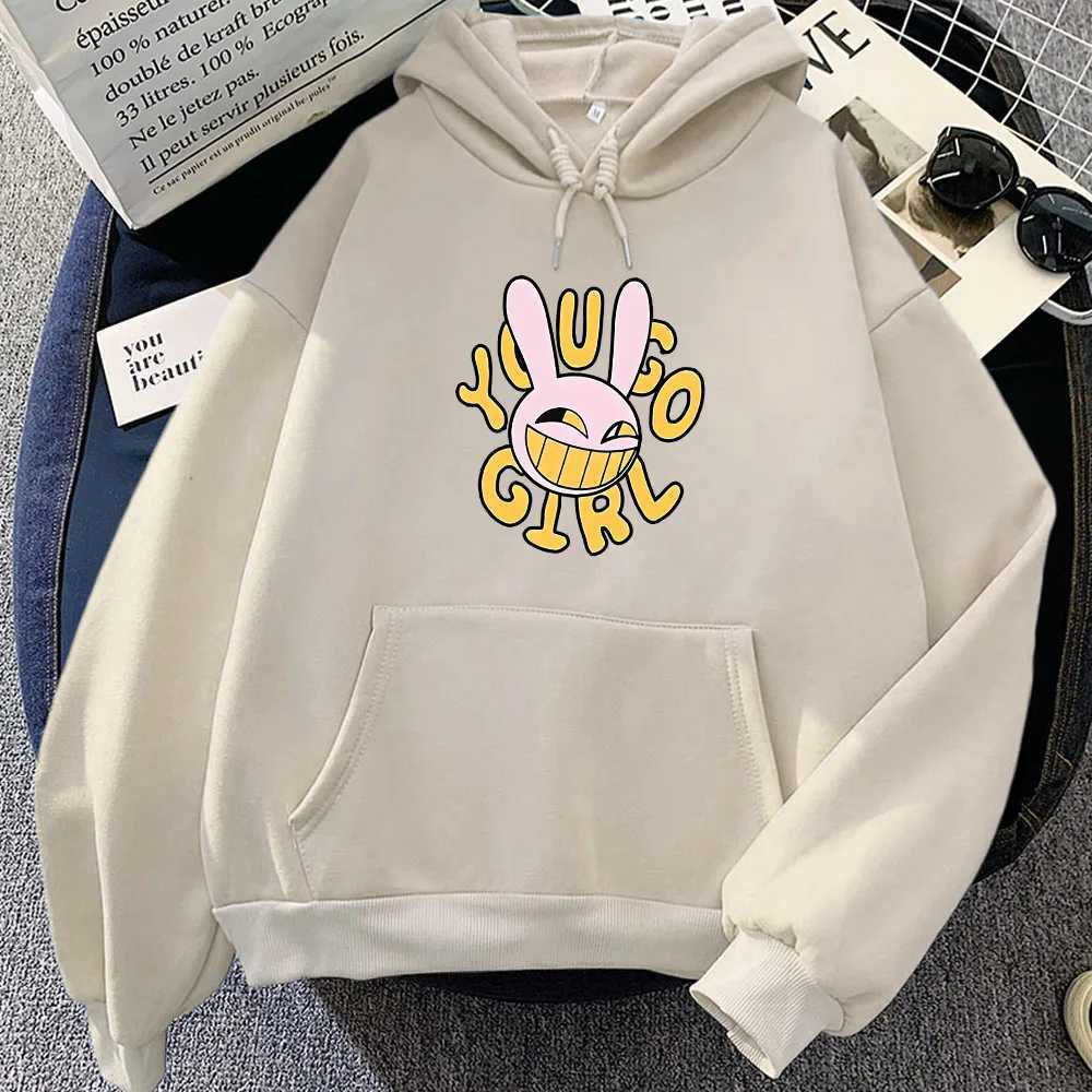 The Amazing Circus Rabbit Hoodies Long Sleeve Cartoon Graphic Sweatshirts Winter Fleece Casual Kawaii Printing Pullovers HoodedZ250918