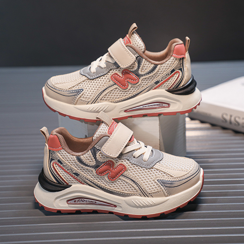 Designer Kid's Shoes 2025 New Kids Shoes Boys Girls Sports Sneakers Breathable Mesh Lightweight Dad Shoes Casual Athletic Walking Shoes for Children