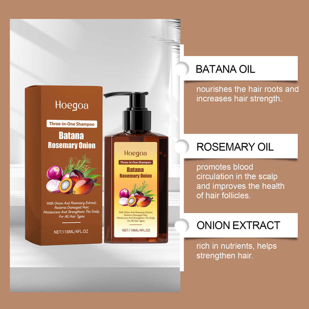 Hoegoa 3-in-1 Cleansing Nourishing Scalp Moisturizing Smoothing Hair Care Shampoo