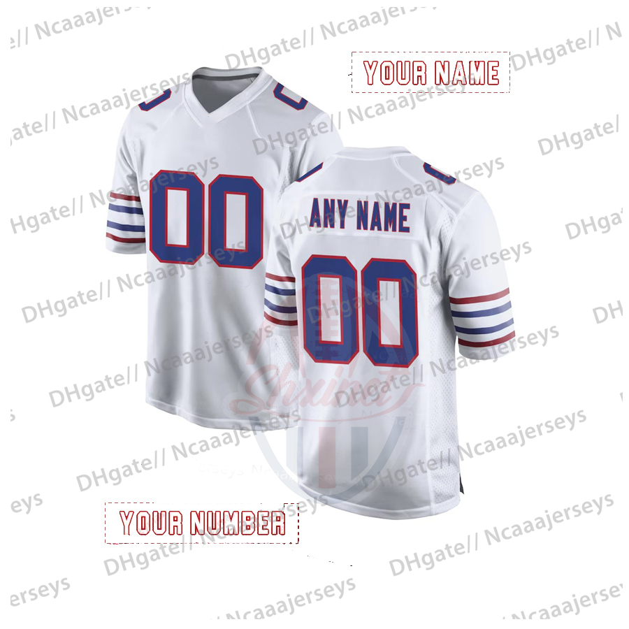 2025 Rivalries Football Jerseys Josh 17 Allen Joey Bosa Gabriel Davis Miller James Cook Terrel Bernard Rasul Douglas Dawson Personalize Name Number