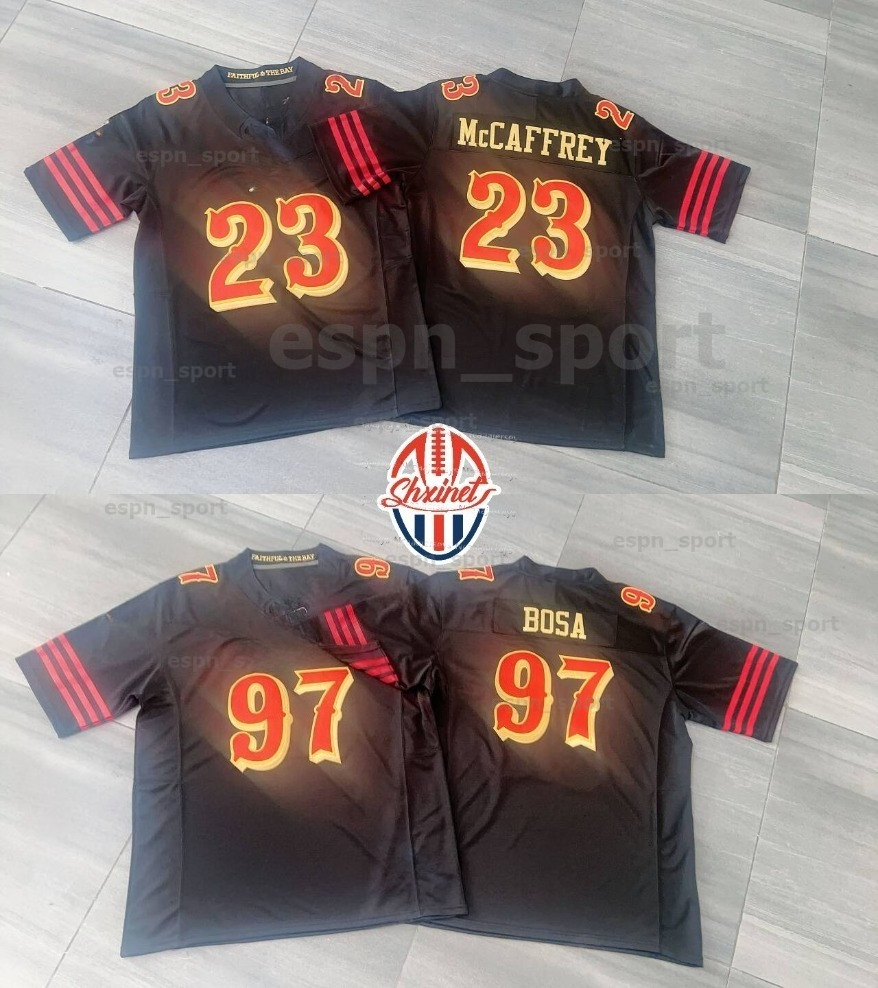 Custom 2025 Rivalries Football Jersey George Kittle Fred Warner Ricky Pearsall Lenoir Brock Purdy Williams Stitched Name Number