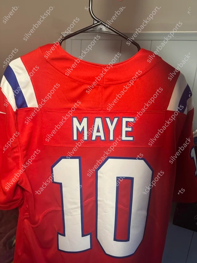 Custom Football 2025 Rivalries Jersey Drake Maye Rhamondre Stevenson Hunter Henry Jahlani Tavai Stefon Diggs Christian Gonzalez 12 Brady Mike Vrabel 8