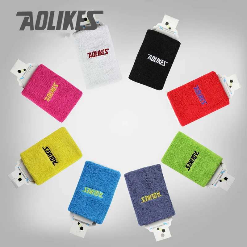 1Pair 4331Inch Cotton Tennis Wristband Sport Running Gym Yoga Wrist Sweat Band Fitness Volleyball Basketball Wrist Cuff Wrap J251211