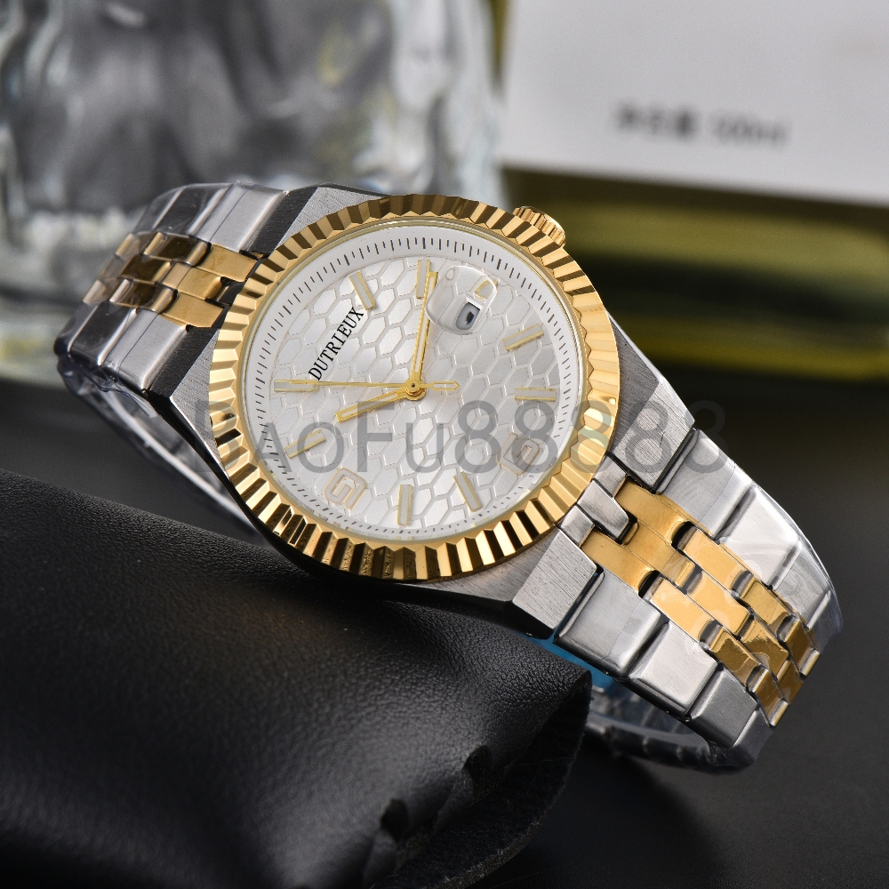 Quartz Wristwatch Hot Sale Luxury Watches for Men Date Popular Steel Strap Business Design Fashion Top Sale Male Clocks for Gift Wholesale Dropshipping