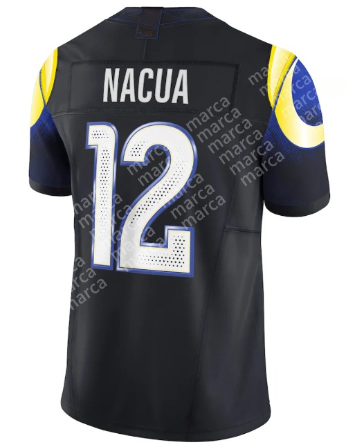 Custom 2025 Rivalries jerseys Matthew Stafford Kyren Williams Aaron Donald Puka Nacua avante Adams Christian Rozeboom Jaylen McCollough Stetson Bennett 32