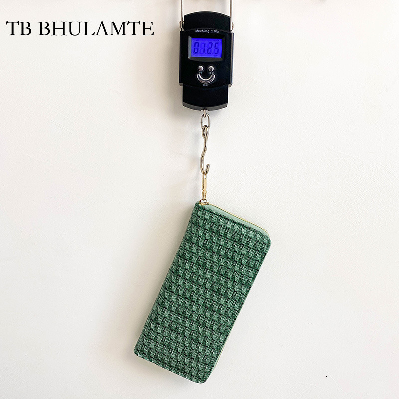 TB BHULAMTE Free Shipping Designer Cotton Luxury Linen Long Women's Wallet Women's Clutch Fashion Card Holder Large Capacity Coin Purse Phon