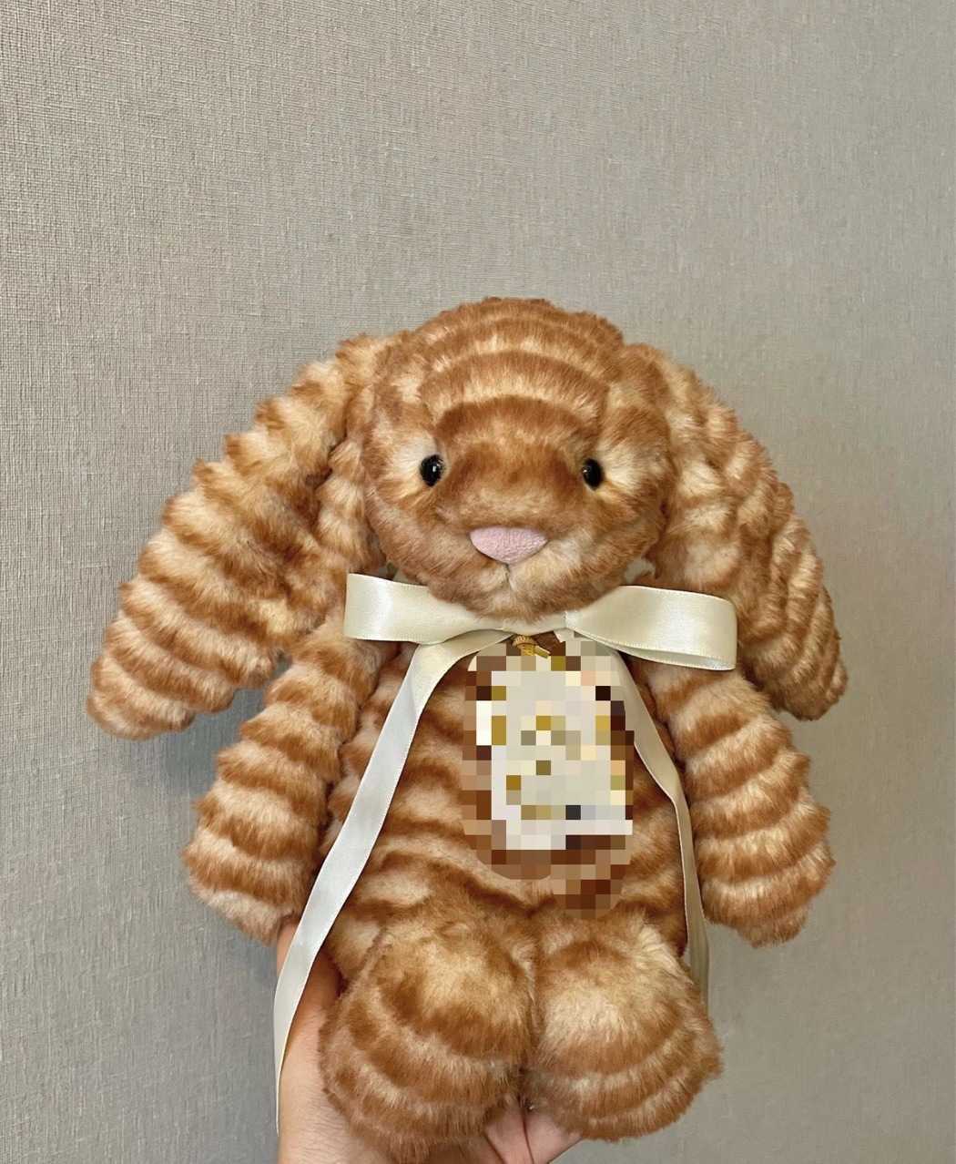 Movies & TV Plush toy jc UK Shy Gold Label Tiger Skin Bonnie Rabbit Plush Toy Baby Comfort Doll Pillow Valentines Day Gift