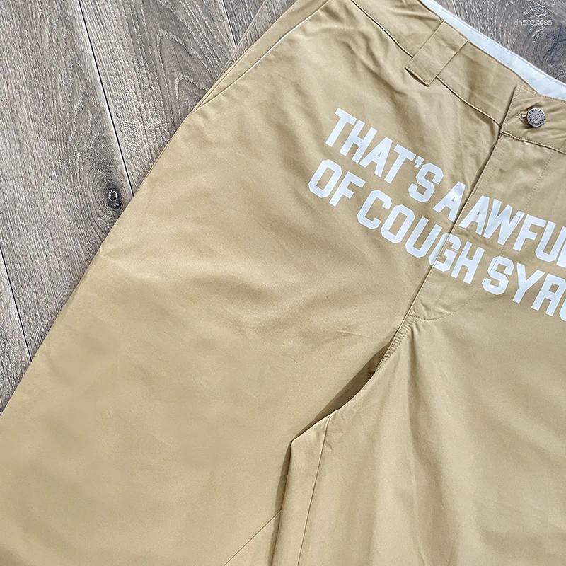 Men's Pants Loose Straight Casual Men Women Black Navy Blue Khaki Office Commuter Cargo Trousers
