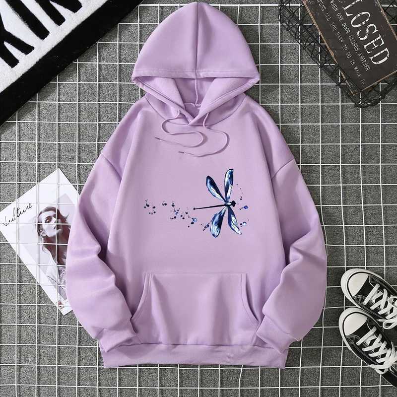 2025 Womens Hoodies With Dragoy Printed Hats Womens Sweatshirts Cartoon Casual LongSLeeved Shirts For Autumn And WinterZ250918