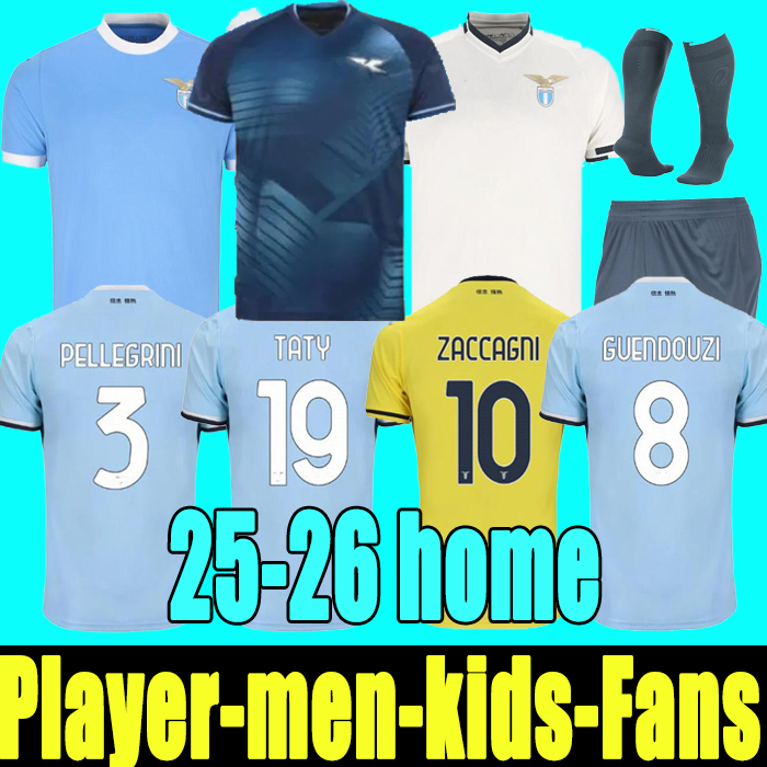 25 26 Lazio #17 IMMOBILE Soccer Jerseys 24 10Th #21 SERGEJ #7 F. ANDERSON Maillots De Foot Shirt #10 LUIS ALBERTO J.Correa LAZZARI PEDRO JERSEY FOOTBALL SHIRTS 3rd