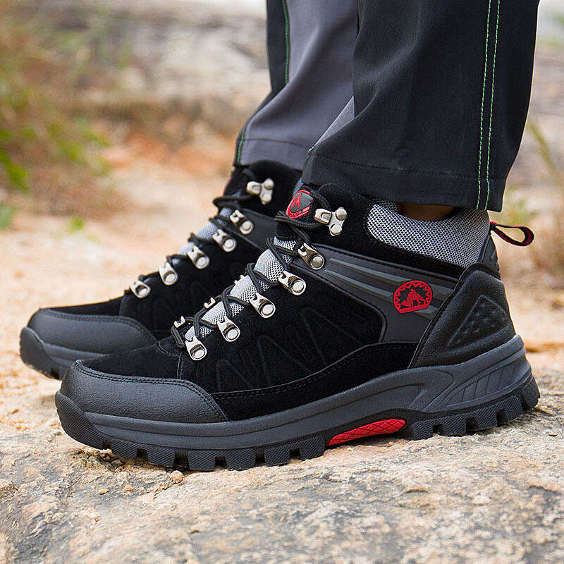 New Trendy Fashion Large Size Waterproof Sneakers High-top Hiking Casual Sports Outdoor Climbing Men's Shoes