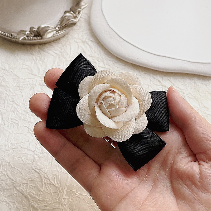 designer brooch new style style camellia brooch bowknot highend feel corsage pin versatile bow tie flower pearl veet for women brooches designer brooc