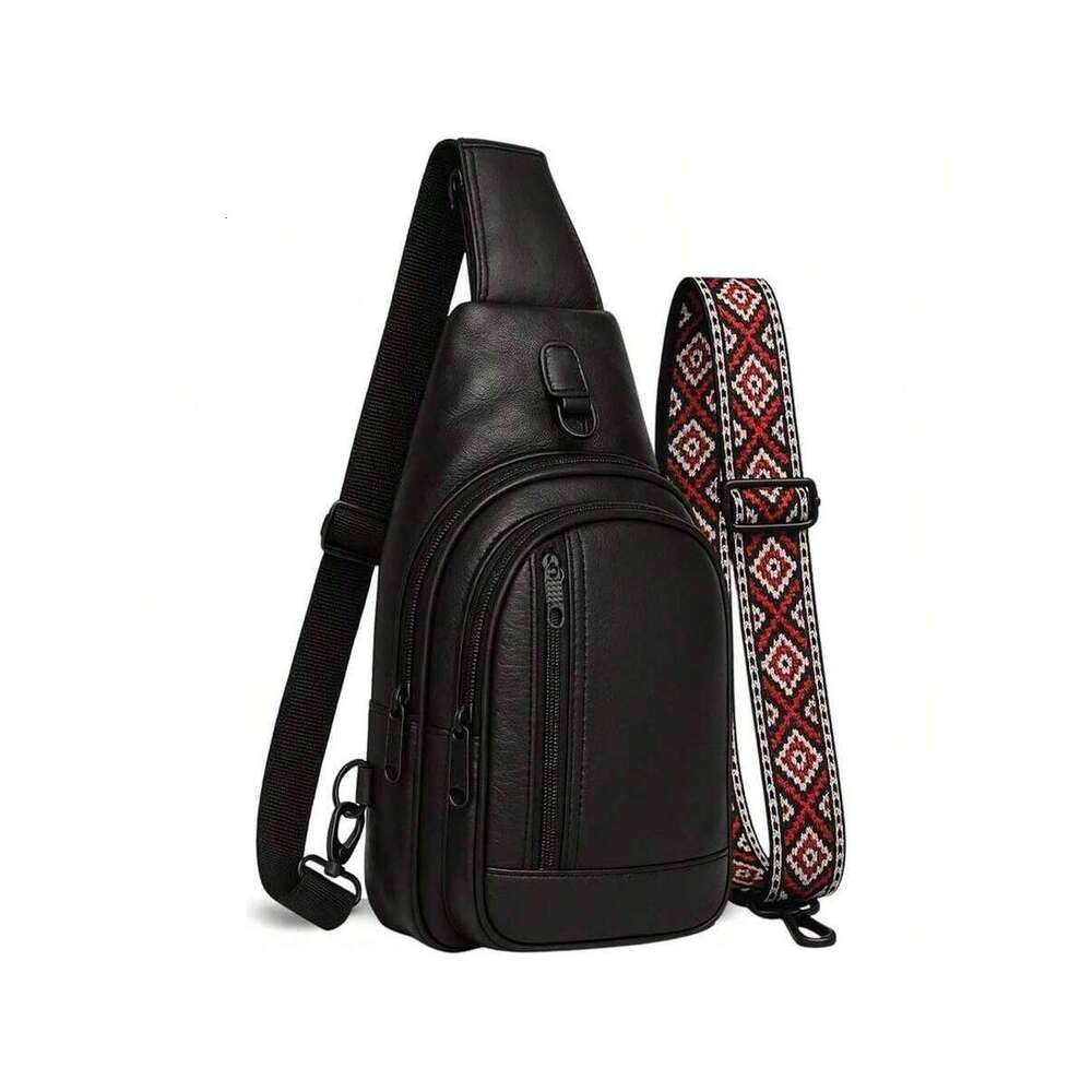 Bag Men - Black Sling Purse, Leather Crossbody Men, Cross Bags For Women