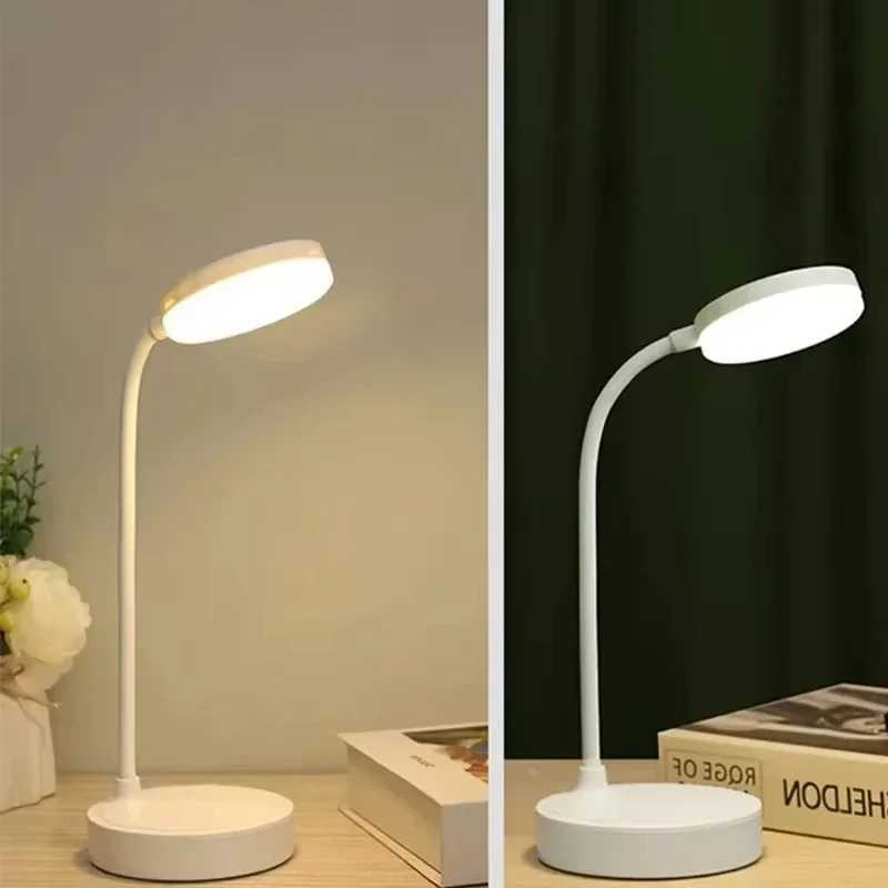 Portable LED Desk Lamp Eye Protection 3 Modes Dimming for Bedroom Bedside USB Touch Charge College Student Book Readin Lamp2024 C2509181