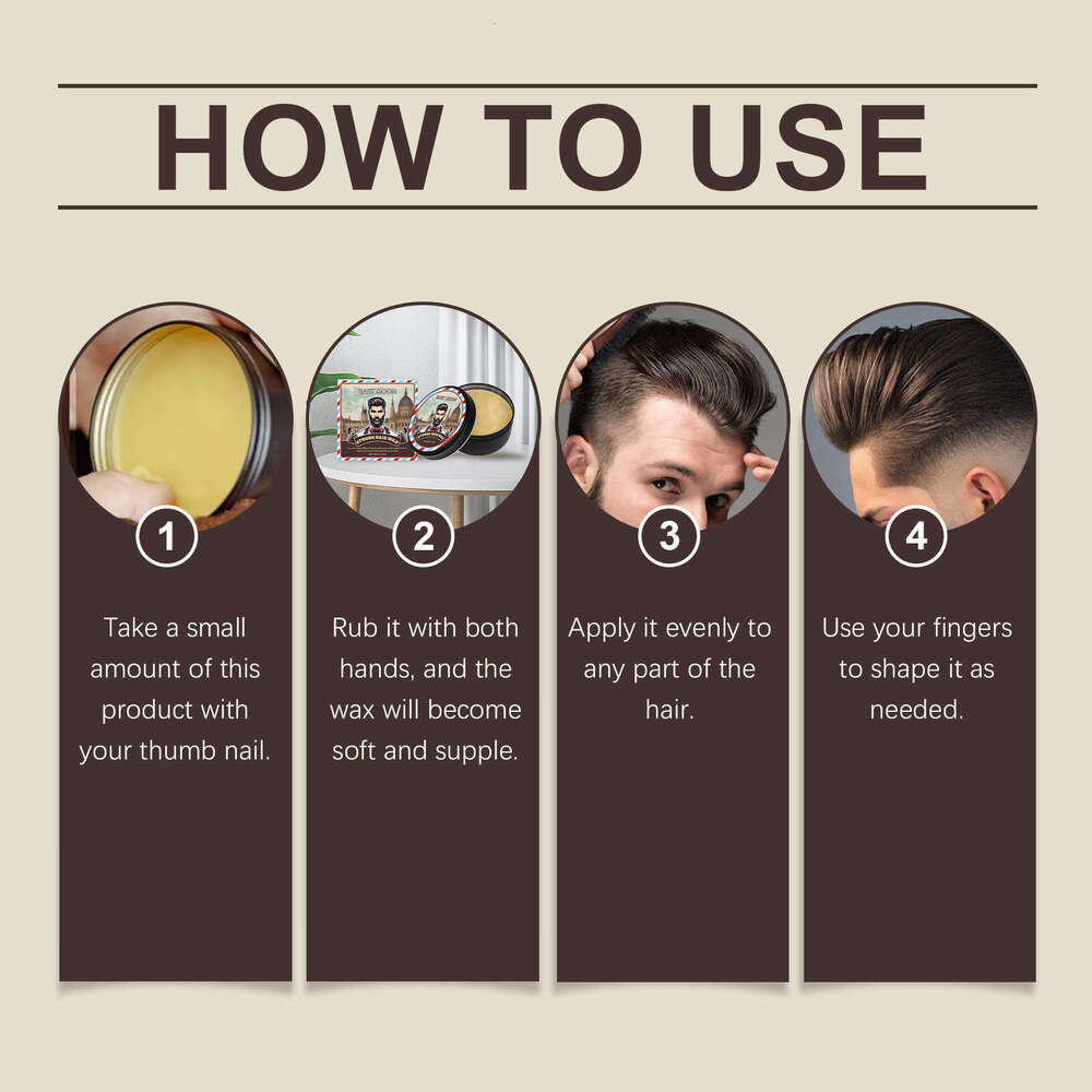 East Moon Improves Volume and Frizz Nourishes Hair Care Styling Wax