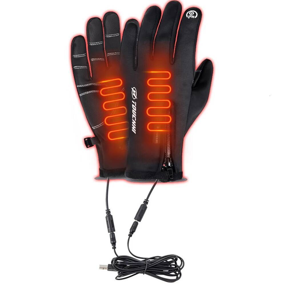 USB Touch Screen Hand Warmer, Winter Warm Electric Gloves, Windproof Heated Gloves for Women and Men ddmythur