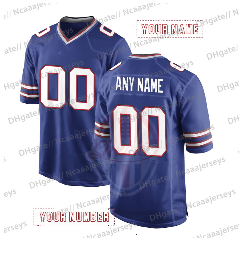 2025 Rivalries Football Jerseys Josh 17 Allen Joey Bosa Gabriel Davis Miller James Cook Terrel Bernard Rasul Douglas Dawson Personalize Name Number