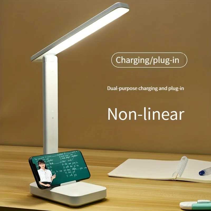 LED desk lamp eye protection touch dimmable LED reading lamp student dormitory bedroom reading USB plugin study office desk lam C250918