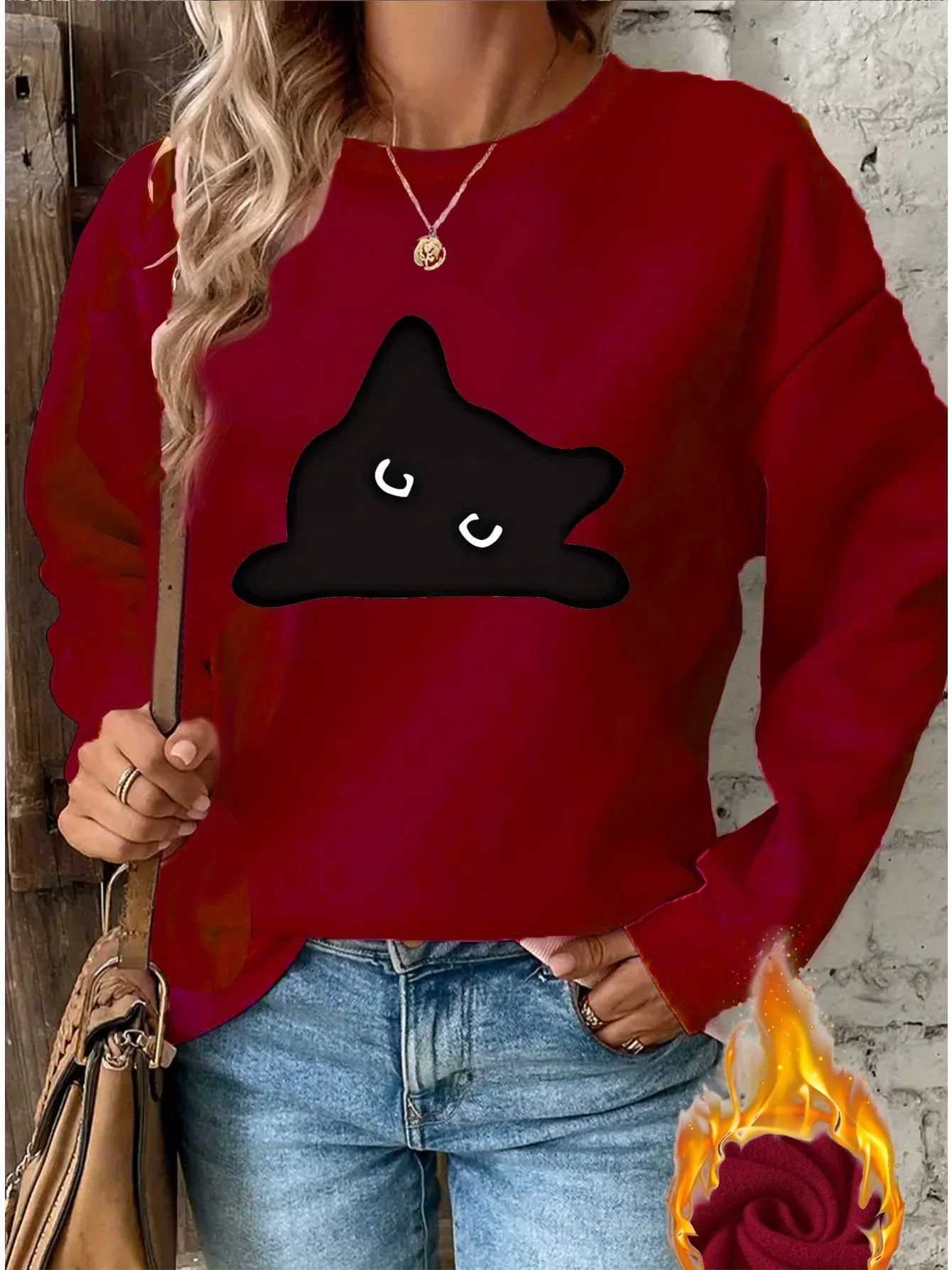 women Hoodies Hip Hop Street Casual Printed Hoodie Oversize Loose New Sweatshirts Autumn Warm Fleece Clothing AllSeason MachineZ250918