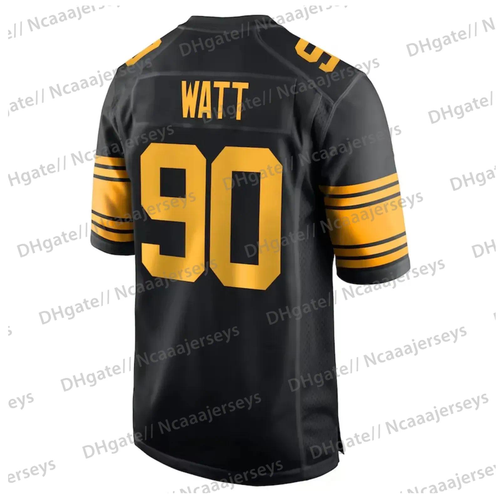 Personalized 8 Aaron Rodgers Will Howard Custom Football Jersey Metcalf WATT Fields Fitzpatrick Wilson Embroidered Letter Number Design33