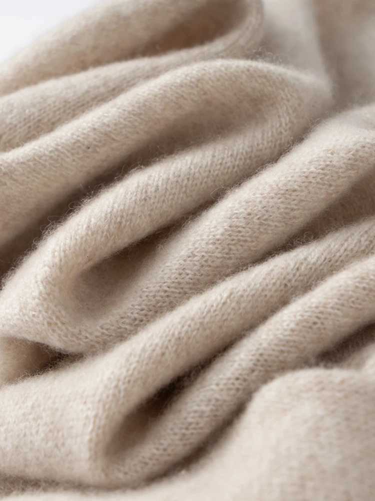 2025 New Wens Triangar Shl 100 Cashmere Autumn Winter Warm Soft Simple Elegant Casual Style Y250918