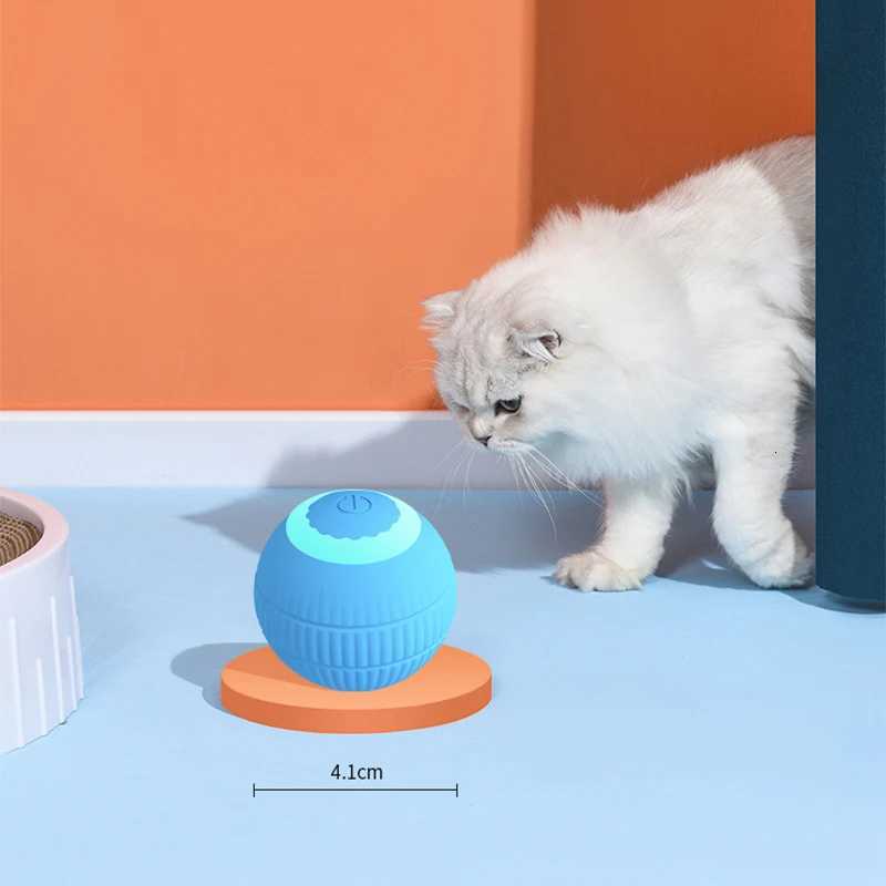 Interactive Cat Ball Automatic Cat Toy Indoor Cat Toy Electric Games Pet Products MWJ01 X250918