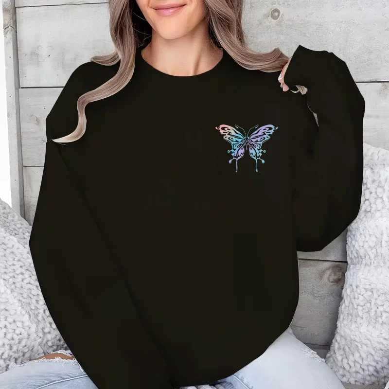 Womens Sweatshirts Fashion Printing O Neck Tops Casual Daily Outdoors Sports Jogging Pullover Street Long Sleeves Woman ClothingZ250918