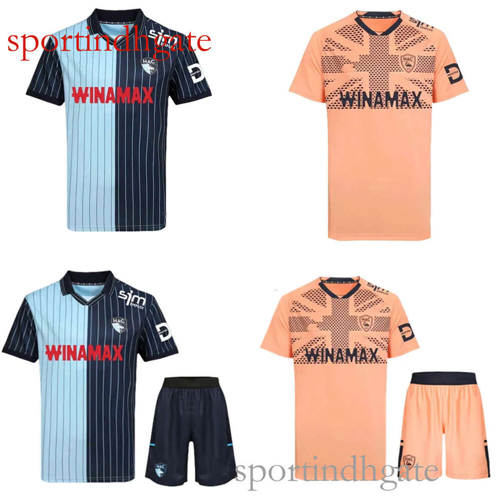 2025 2026 Havre AC Sangante soccer jerseys G.LLORIS KECHTA KITALA SABBI KUZYAYEV ZOUAOUI LOGBO 25 26 Operi SALMIER GRANDSIR BOUNEB men kids kit Targhalline