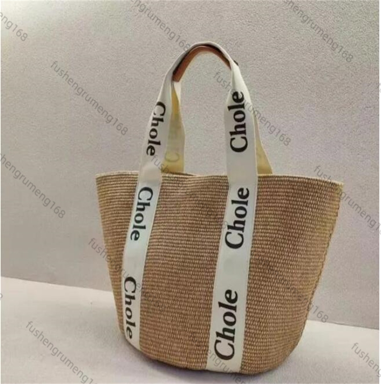 Luxury Designer Totes Bags Women Trip Summer Beach Straw Woven Shoulder Tote Bag Lady 10A High Quality Holiday Knitting crossbody Handbags P